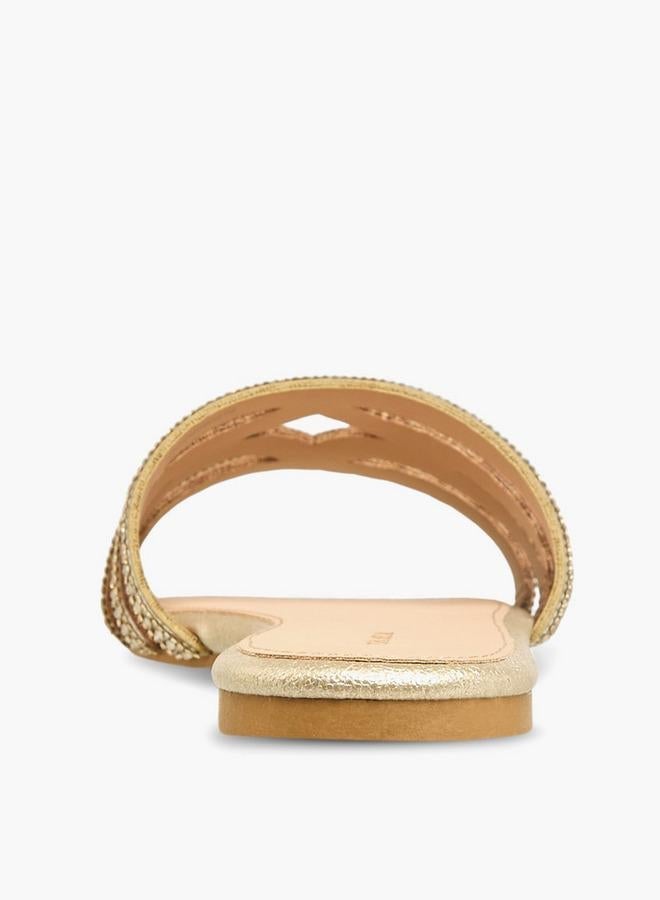 فلورا بيلا من شو إكسبرس صنادل نسائية مزينة من فلورا بيلا بتصميم سهل الارتداء مجموعة رمضان - Image 5